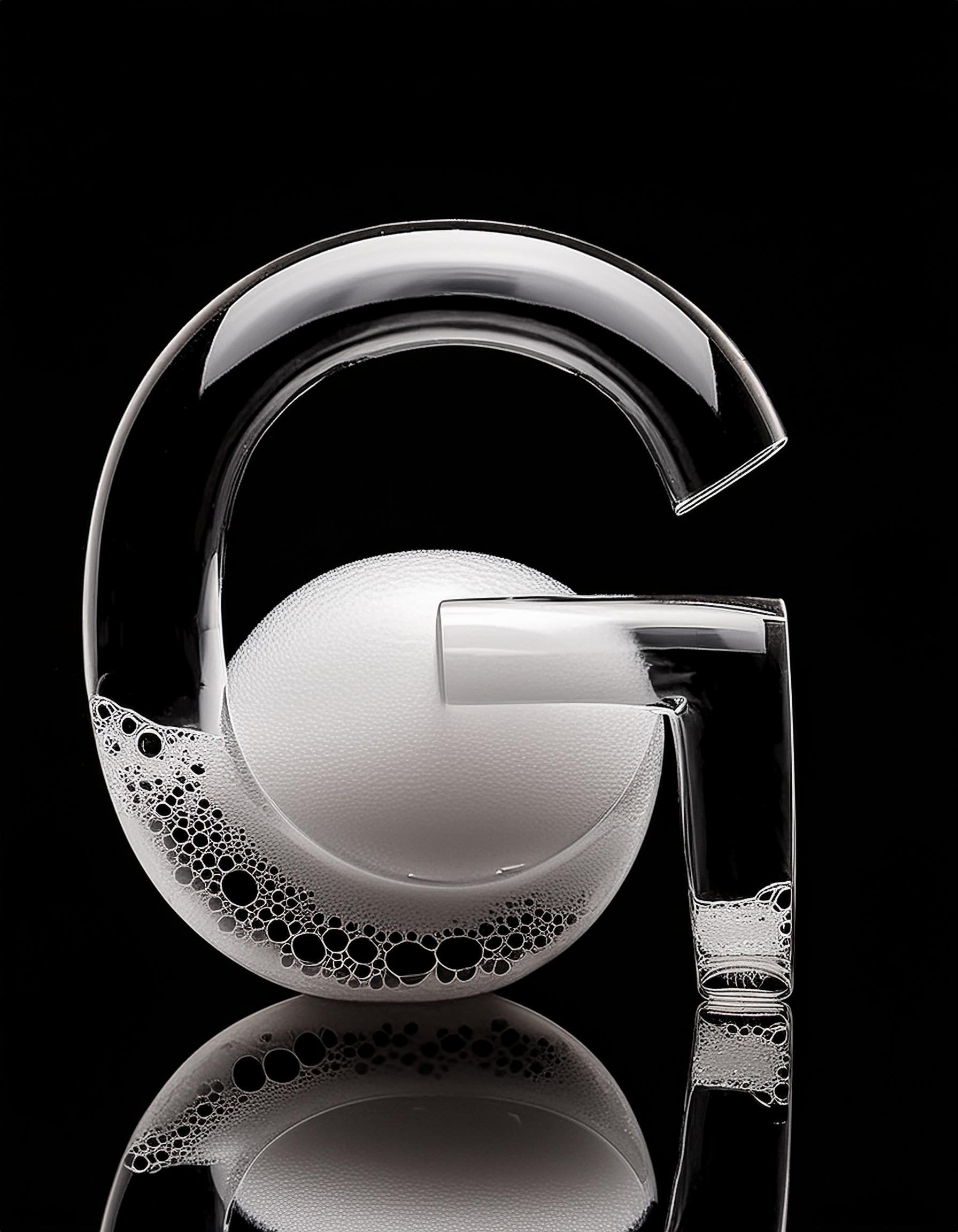4_Firefly transparent clear soft rounded shiny glass shapes on isolated black 88142 17.59.06